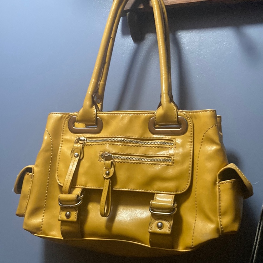 ALDO mustard yellow handbag